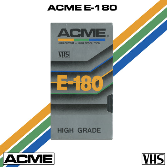 ACME E-180 VHS Tape