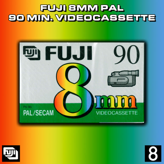 FUJI P5-90 PAL 8mm Video Cassette Tape
