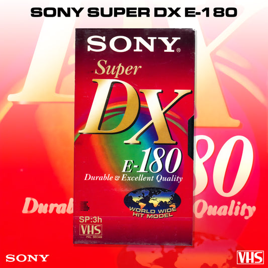 SONY E-180 DXE VHS Tape