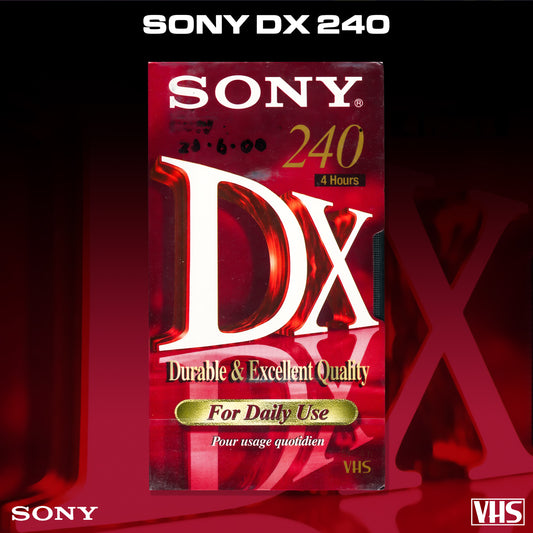 SONY E-240 DXF VHS Tape
