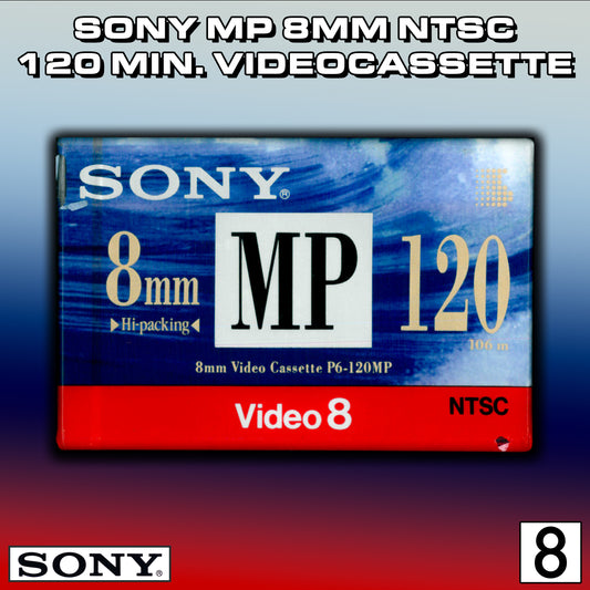 SONY MP Video8 NTSC 120 Min. Video Cassette Tape