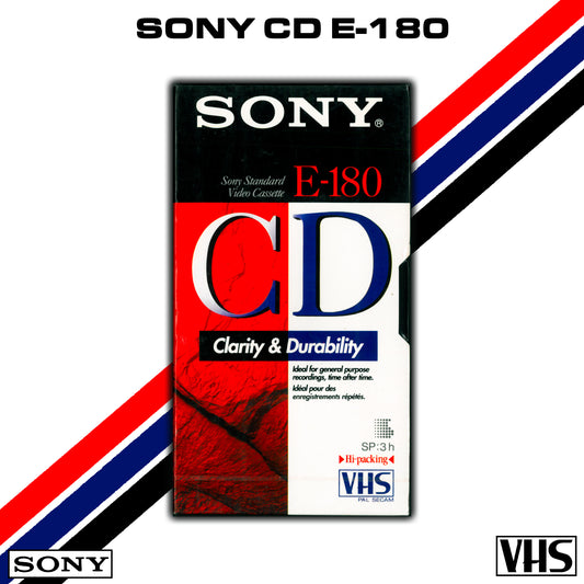 SONY CD E-180 VHS Tape