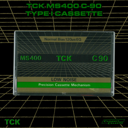 TCK MS400 C-90 Cassette | IEC 1/Type I Normal Position