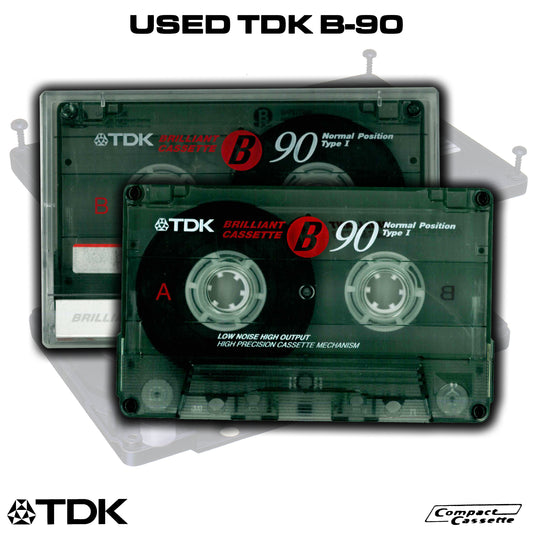 USED TDK B-90 Cassette | Type I