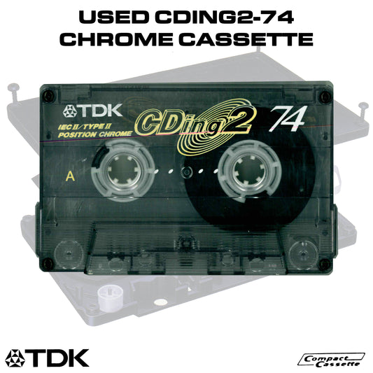USED TDK CDing2 74 Cassette | Type II