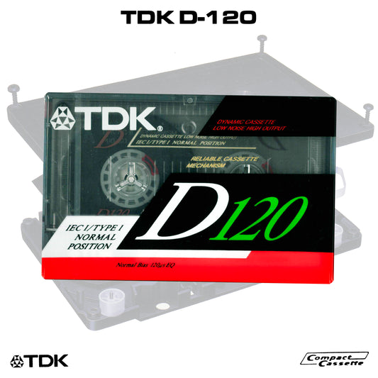 TDK D-120 Dynamic Cassette | IEC 1/Type I Normal Position