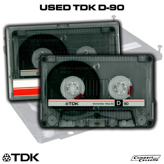 USED TDK D-90 Cassette | Type I