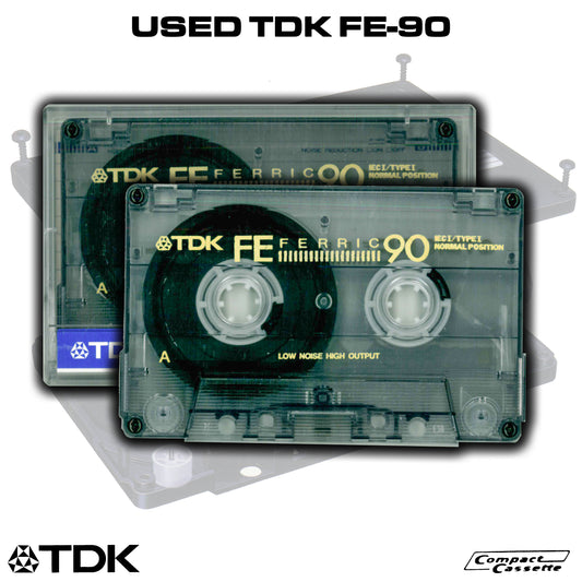 USED TDK FE-90 Cassette | Type I