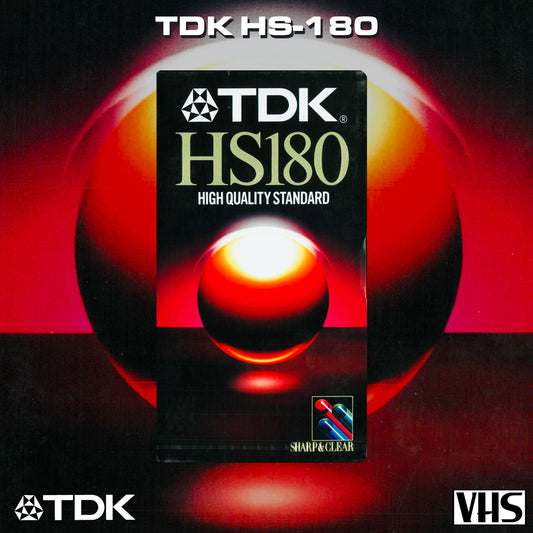 TDK HS-180 VHS Tape