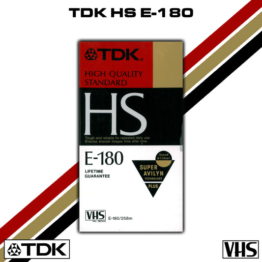 TDK HS E-180 VHS Tape