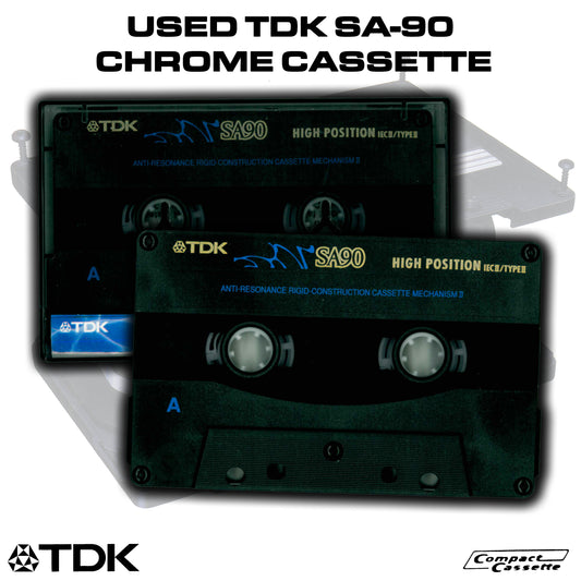 USED TDK SA-90 Cassette | Type II
