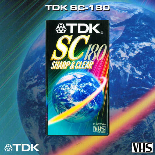 TDK SC-180 VHS Tape