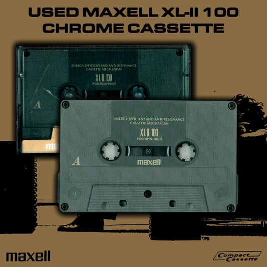 USED Maxell XL-II 100 Cassette | Type II