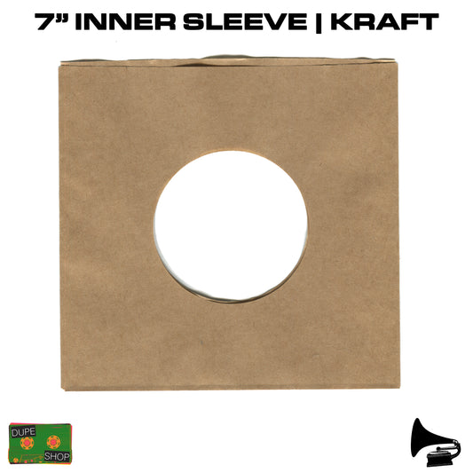 7" Inner Sleeve | Kraft Paper | 50 Pcs.