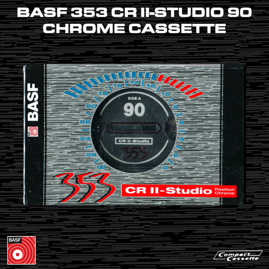 BASF 353 CR-II Studio Chrome Cassette | Type II | Position Chrome