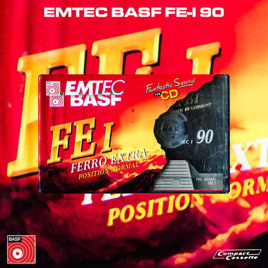 Emtec/BASF FE-1 Ferro Extra 90 Min. Cassette | Type I Normal Position