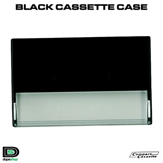 Black/Transparent Cassette Case