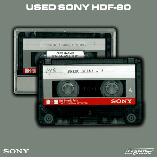 USED Sony HDF-90 Cassette | Type I