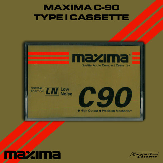 Maxima C-90 Cassette | IEC 1/Type I Normal Position