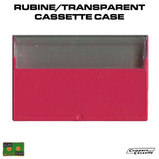 Rubine/Transparent Cassette Case