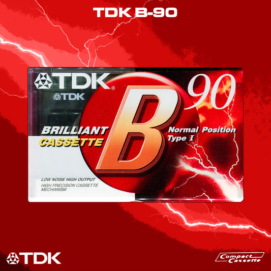 TDK B-90 Brilliant Cassette | Type I Normal Position