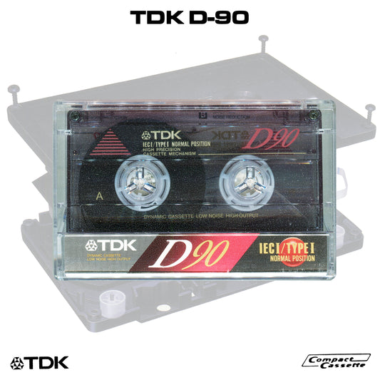 TDK D-90 Dynamic Cassette | IEC 1/Type I Normal Position