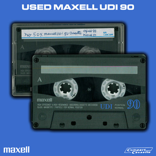 USED Maxell UDI-90 Cassette | Type I