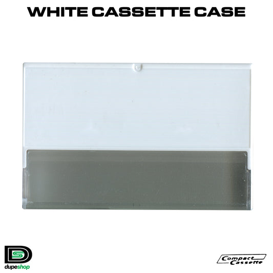 White Cassette Case