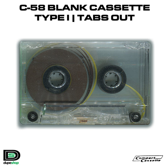 C-58 Cassette | Type I | Normal Bias | Tabs Out