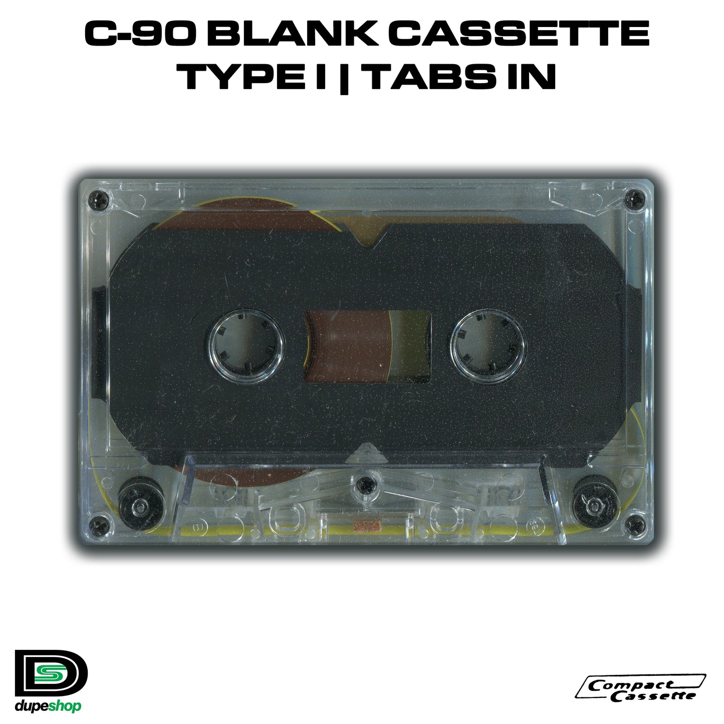C-90 Cassette | Type I | Normal Bias | Tabs In