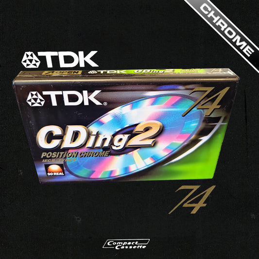 TDK CDing2 74 Cassette | Type II | Position Chrome