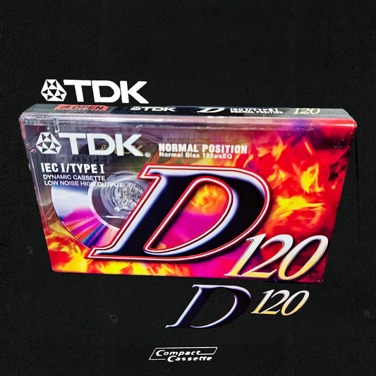 TDK D120 Dynamic Cassette | IEC 1/Type I Normal Position