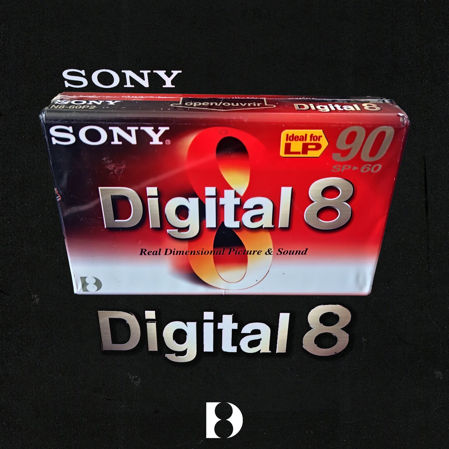 SONY Digital 8 90 Min. Video Cassette Tape