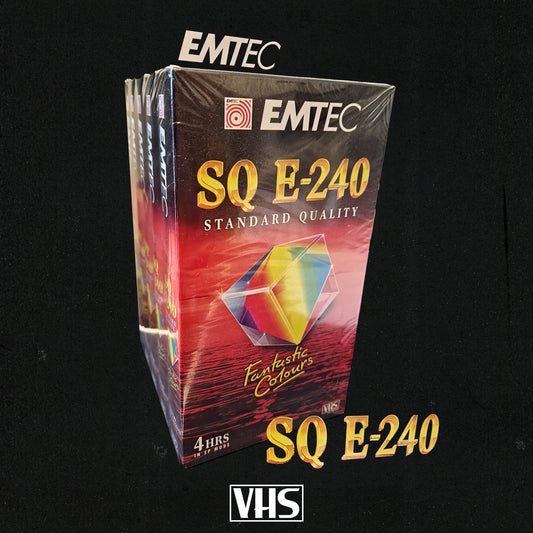 Emtec SQ E-240 VHS Tape | 5-Pack