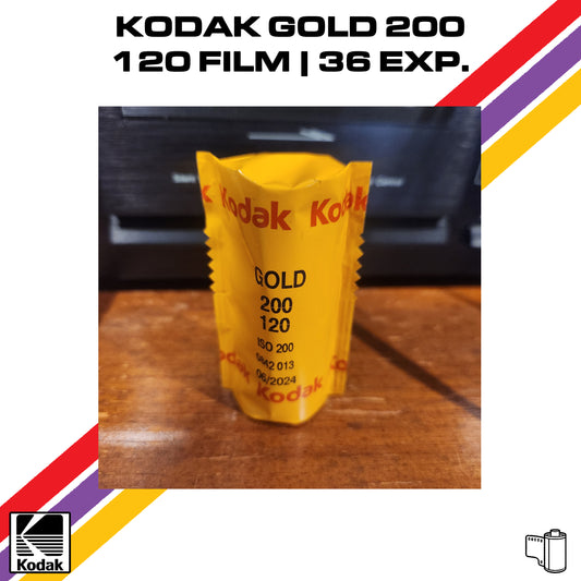SHORTDATED Kodak Gold 200 | 120 Colour Film | 200 Iso | Single Roll