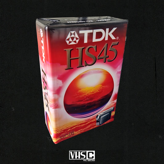 TDK HS45 VHS-C Video Cassette Tape | PAL Secam