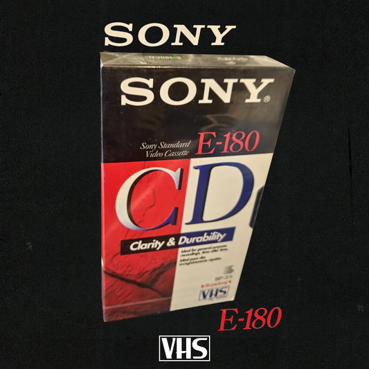 SONY CD E-180 VHS Tape