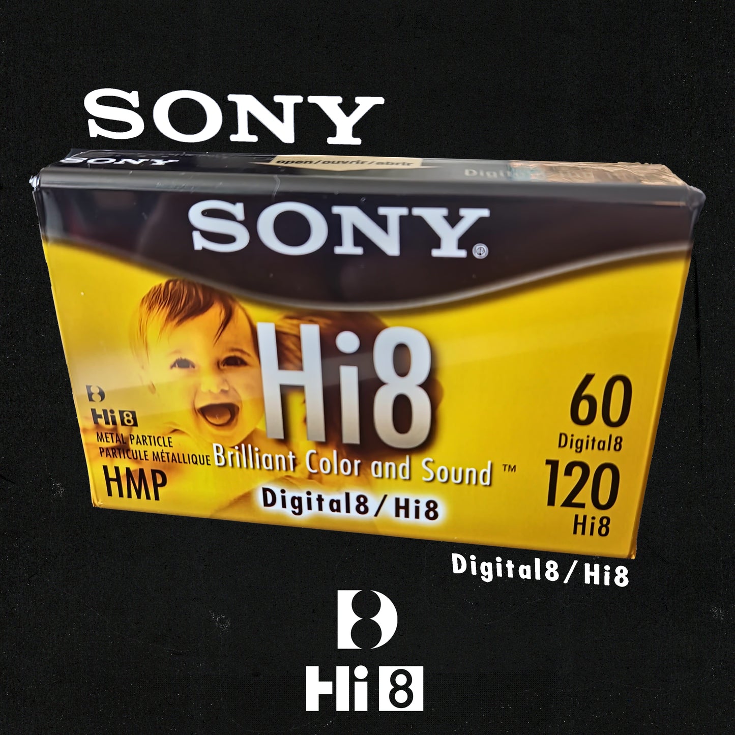 SONY Hi8/Digital 8 Video Cassette Tape