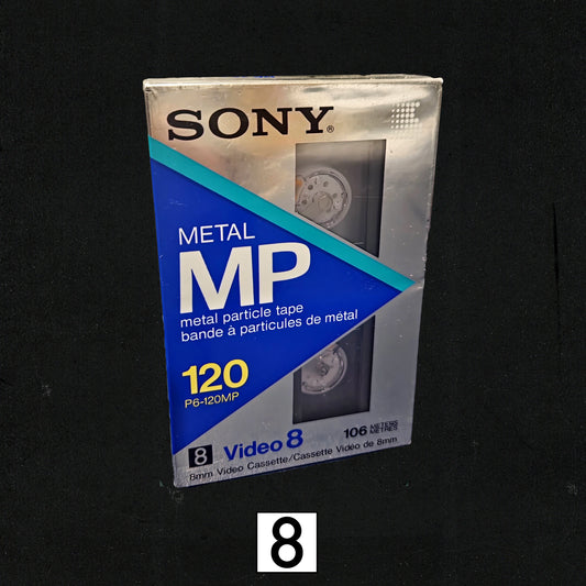 SONY MP Video8 120 Min. Video Cassette Tape | NTSC