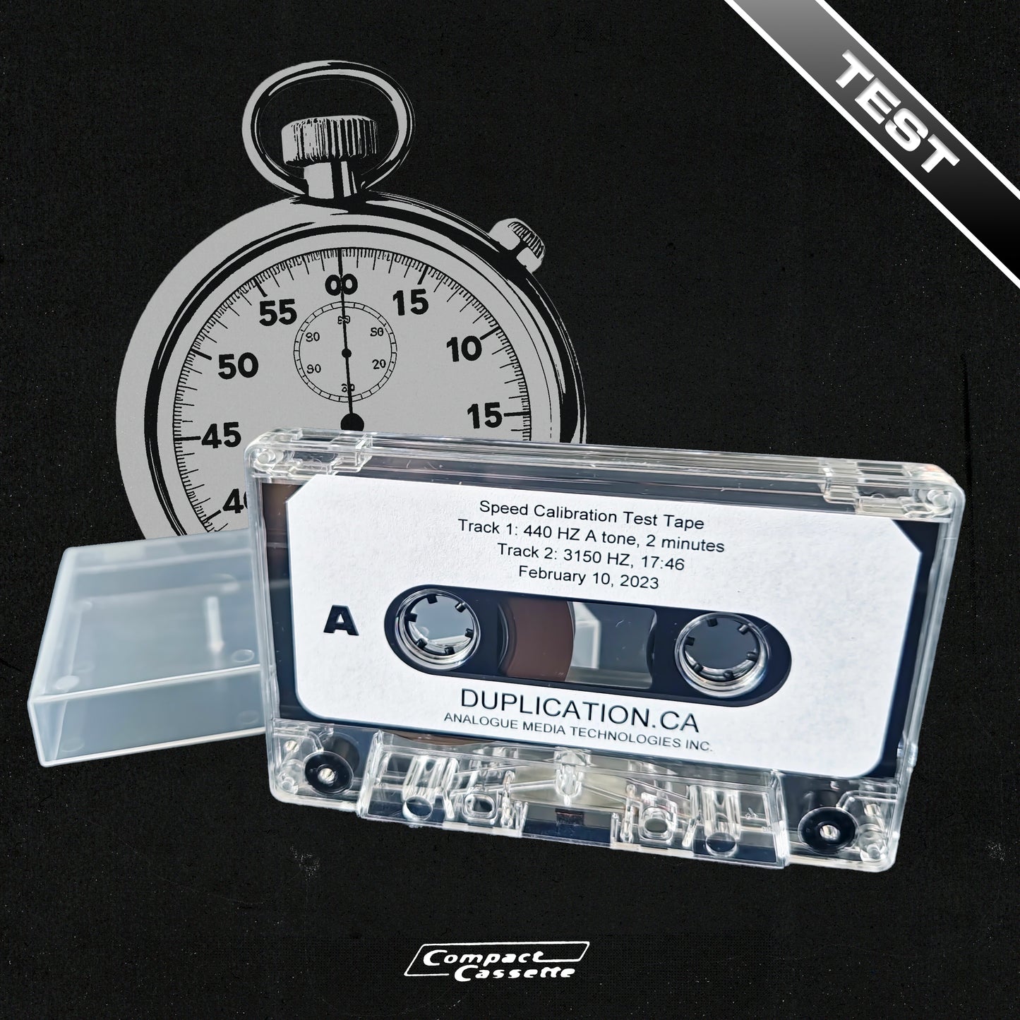 Speed Calibration Test Cassette Tape