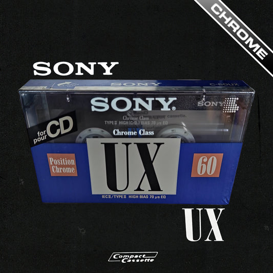 Sony UX 60 Chrome Class Cassette | Type II | Position Chrome